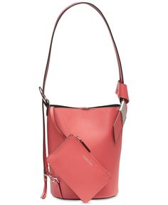 <p class="reset-font c-margin-1v" data-auto="product-description">Calvin Klein's sleek bag multiplies your styling options with a convertible hobo-to-backpack design in modern leather.</p>

<ul class="reset-font" data-auto="product-description-bullets">
 	<li>Mini sized bag; 7"W x 10"H x 7"D (width is measured across the bottom of backpack); 1.5 lbs. approx. weight</li>
 	<li>Silhouette is based off 5'9" model</li>
 	<li>11-1/2"L strap</li> Calvin Klein Bags, Calvin Klein Bag, Designer Backpacks, Pink Leather, Leather Mini, Kate Spade Crossbody, Small Bag, Leather Crossbody Bag, Fashion Backpack