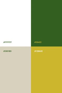 Forest green, yellow green, white and light beige color palette | brand colors Yellow Green Instagram Feed, Green Yellow Gray Color Palette, Yellow Green White Color Palette, Green Yellow Cream Color Palette, Green Tea Color Palette, Color Palette Green And Yellow, Green And Yellow Branding, Yellow Pallete Color, Yellow Green Palette