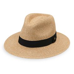 Ladies' petite palm beach sun hat by Wallaroo Wallaroo Hats, Summer Fedora, Packable Sun Hat, Fabric Blocks, Packable Hat, Womens Fedora, Safari Hat, Radiation Protection, Safari Style