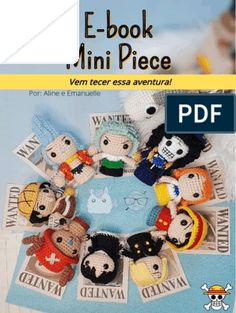 an image of a book with many small stuffed animals