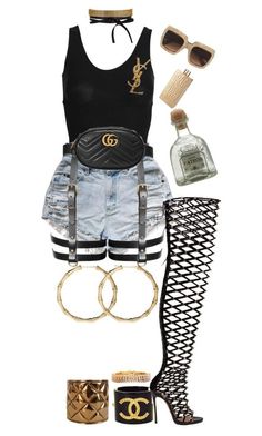 "my birthday is monday." by loreanmilan ❤ liked on Polyvore featuring SPANX, Gucci, Chanel, Dsquared2, Yves Saint Laurent, Jose Hess, PATRON and Viski Sassy Photoshoot, Instagram Model Outfits, California Winter, My Birthday Is, Dance Outfit, Swag Outfits For Girls, Dope Fashion, Sport Dress, Cute Swag Outfits