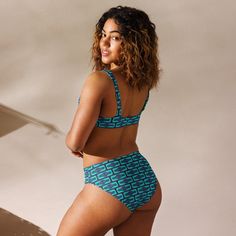 Urban African Print Bathing Suits – a bold fusion of style and culture. These swimsuits aren't just beachwear; they're a statement! Picture yourself strutting poolside or catching waves in designs that reflect you. Interracial Love, Pop Up Shop, African Print, The Struts, Bathing Suits, High Waist, High Waisted