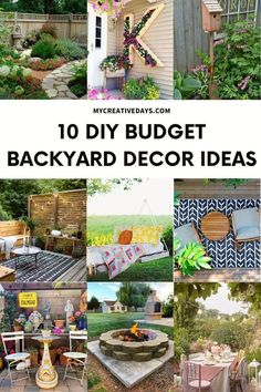 backyard decor ideas that are easy to do and great for the garden or patio area