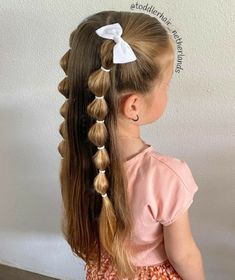 Toddler Hairstyles Girl Fine Hair, Girly Hairstyles, Lil Girl Hairstyles, Bella Hair