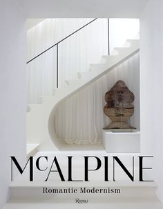 a book cover with an image of a vase and stairs