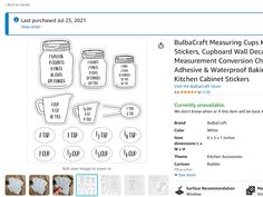 a screen shot of a website page with instructions on how to make mason jar stickers