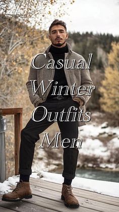 Mens Hoodie Outfit, Casual Winter Outfits Men, Casual Winter Outfits For Men, Winter Outfits For Men, Outfits Quotes, Boyfriend Outfit, Guy Fits, Herren Style, Outfit Quotes