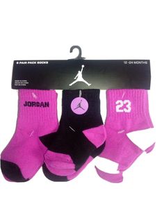 AIR JORDAN NEWBORN INFANT ANKLE SOCKS, SIZE 12-24 months, 6 pairs Pink Polka Dot Dress, Boys Socks, Jordan Outfits, Jordan 23, Baby Socks, Kids Socks, Baby & Toddler Clothing, Ankle Socks