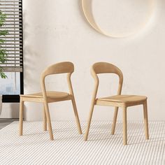 Enhance your dining space with our Modern Minimalist Solid Ash Wood Dining Chairs. These chairs, made from high-quality white ash wood, offer a sleek and sturdy design that seamlessly blends with any décor. The gently curved backrest conforms to the natural shape of your back, providing exceptional comfort for long periods of sitting. The wide, comfortable seat and rounded edges ensure a safe and pleasant dining experience. Available in Brown and Burlywood, these chairs come in sets of two, maki Kaysville Curved Back Wood Dining Chair, Wood Dining Chairs, Natural Shapes, Ash Wood, Dining Experiences, Dining Room Decor, Comfortable Seating, Modern Minimalist, Chair Set