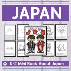 the japanese language book about japan with pictures of children and their name on it,