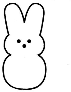 a black and white drawing of a bunny's face in the shape of a letter b