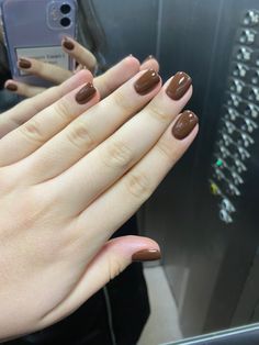 Brown Manicure, Tato Henna, Beauty Hacks Nails, Gelish Nails