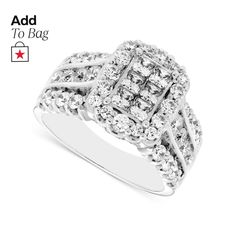 in stock Macy's Diamond White Rings, Macy's White Gold Diamond Ring With Prong Setting, Macy's White Gold Wedding Jewelry, Macy's Diamond Cut Wedding Ring, Macy's Brilliant Cut Diamond White Diamond Ring, Macy's Brilliant Cut White Gold Diamond Ring, Classic Macy's Diamond White Rings, Timeless Wedding Jewelry From Macy's, Macy's White Gold Diamond Ring Brilliant Cut