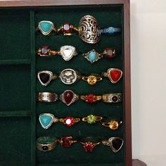 This Is A Huge 42 Piece Bundle Of Brand New In Original Packaging Size 8 Boutique Rings! They Vary In Style, Some Are Stainless Steel, Some Are Silver Or Gold Metal Alloy, And Most Have Various Gemstones! Some Are Men's, Women's And Unisex! All Very Beautiful!! 90s Rings, Jewelry Stacking, Gold Amethyst Ring, Boho Boutique, Stacked Jewelry, The Little Prince, Wide Band Rings, Dream Jewelry, Amethyst Ring