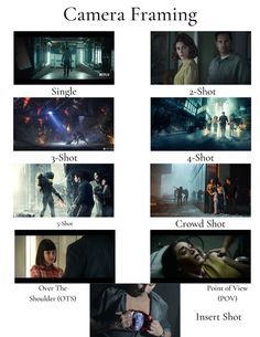 some movies that are showing different scenes