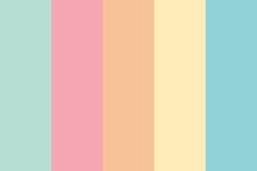 an image of pastel colors that are in the same color scheme as each other