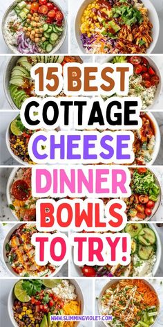 the ultimate collection of 15 best cottage cheese dinner bowls to try for your next meal