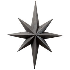 a metal star on a white background