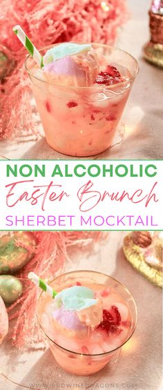 non alcoholic easter brunch with cranberry mochat