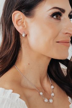 Our simple, freshwater pearl earrings are a beautiful addition to any collection. These earrings can be dressed up or dressed down for an elegant touch to any outfit. Tastefully Simple, Post Metal, Wrap Earrings, Freshwater Pearls Earrings