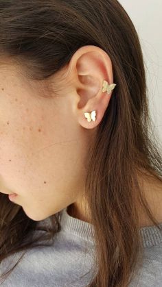 Moon Choker Necklace, Small Gold Hoop Earrings, Silver Ear Cuff, Tiffany Jewelry, Flower Earrings Studs, Stud Earrings Set