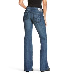 Womens Trouser Jeans, Ariat Women, Ariat Jeans, Classic Trousers, Trouser Style, Jeans Material, Cowgirl Style, Dressy Tops, Plus Size Jeans