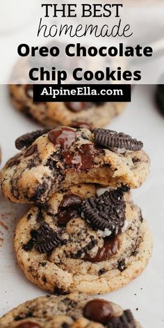 the best homemade oreo chocolate chip cookies