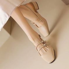 TAVIMART New Women's Sandals Square Toe Double Buckle Pumps Mid Heels Slingbacks Sliver Wedding Shoes for Woman Summer Dress Shoes 1349N Beige Closed Toe Slingback Sandals For Party, Beige Slingback Sandals With Pointed Toe For Party, Beige Ankle Strap Slingback Pumps For Party, Beige Pointed Toe Slingback Sandals For Party, Beige Low Heel Slingback Pumps For Party, Elegant Cream Sandals With Pointed Toe, Elegant Cream Pointed Toe Sandals, Beige Wedding Shoes For Summer, Chic Round Toe Slingback Sandals For Wedding