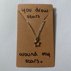 you drew stars around my neck necklace