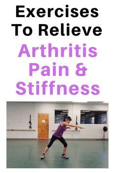 the cover of exercises to relieve athritis pain and stiffnesss