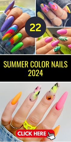 Get your nails ready for summer with the hottest trends of 2024! From vibrant neon shades and tropical designs to pastel hues and chic nail art, find the perfect summer nail ideas to make your manicure pop. Click to explore the best polishes and tools available on Amazon, read reviews, and shop your favorites. Shine bright this summer with stunning nails! 💖 #SummerNails #NailArt #2024Trends 🌸🛍️ Solid Color Nail Ideas, Summer Color Nails, Summer Nail Color, Sunset Nails, Beachy Nails, Nail Color Ideas, Nail Color Trends