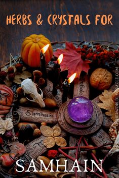 Samhain Ritual Witchcraft, Samhain Herbs, Connect With Ancestors, Samhain Traditions, Wicca Holidays, Pagan Wheel Of The Year, Samhain Ritual, Witch Journal, Halloween Spells