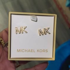 Gold Plates Michael Kors Stud Earrings Mk Michael Kors Earrings, Gold Plates, Michael Kors Jewelry, Earrings Color, Gold Plate, Michael Kors, Jewelry Earrings, Stud Earrings, Women Jewelry