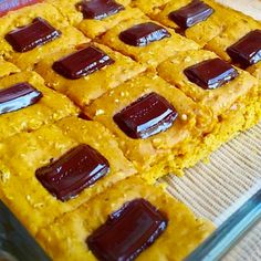 there are many desserts on the table ready to be baked in the oven and eaten