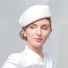 Category:Hats; Embellishment:Faux Pearl,Cap; Gender:Women's; Tips:The color of embellishments are shown as picture.; Quantity:1PC; Theme:Wedding,Fashion; Diameter:20.5; Style:Wedding,Elegant; Hats Category:Beret Hat; Occasion:Evening Party,Wedding; Material:100% Wool; Width:80; Head Circumference:53-57; Brand:EE; Front page:WE; Shipping Weight:0.12; Listing Date:08/19/2024; Head Circumference: Holiday Headpiece, Top Hats For Women, 23 Style, Cheap Party, Elegant Hats, Royal Outfits, Wool Berets, Fancy Hats, Cloche Hat