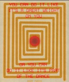 an orange and white poster with the words you can do it like it's a great weight on you