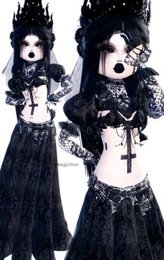 outfit inspo for themes : gothic, halloween, dark colours, mystic, divine beings, vampire, etc 🕷️  tags : #halloween #goth #fashion #dti #dresstoimpress #roblox #priestess #pagan Dti Mystical Outfit, Dti Theme Divine Being, Dti Theme Mystic, Trad Goth Accessories, Obsidian Kingdom Dti, Goth Church Outfit, Dti Gothic Theme Outfit, Mystic Dti Outfit, Dti Theme Halloween