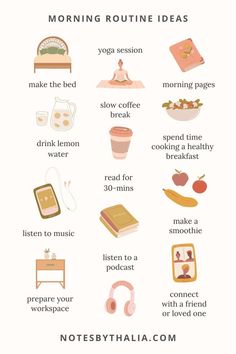 Morning Routine Ideas, Morning Routine School, Routine Ideas, Healthy Morning Routine, Life Routines, Evening Routine