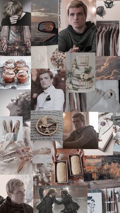 a collage of photos with many different things in it, including cakes and other items