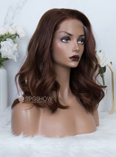 Picture wig information:</BR>
hair color: Brown Highlighted slight Blonde at back</BR>
hair length: 16"</BR> Brown With Highlights, Hair Color Brown, Brown Highlights, Human Hair Lace Wigs, Reddish Brown, Hair Lace, Hair Length, Natural Hair Color, Indian Hairstyles