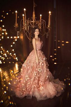 Anna Evlanova ~ Olga Malyarova gown Ethereal Gowns, Debut Gowns, Debut Dresses, Tale Dress, Walima Dress, Pink Gown, Queen Dress, Fantasy Gowns