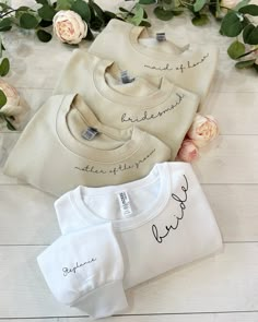 Custom Bridal Party Sweatshirts - Up2ournecksinfabric Mother Of The Groom Sweatshirt, Bridal Party Sweaters, Brother Of Bride Gift, Wedding Party Sweat Suits, Wedding Gifts For Bride From Groom, Bridal Party Sweatshirts, Gifts For Mother Of The Groom, Parents Of The Bride Gifts, Bridesmaid Outfits For Getting Ready