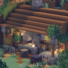 an image of a small house in the game minecraft