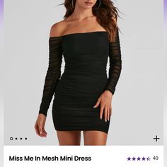 New Without Tags! Never Worn! Winter Formal Dresses, Homecoming Outfits, Mesh Mini Dress, Long Sleeve Dress Formal, When You Leave, Windsor Dresses, Selling Clothes, Hoco Dresses, Club Dresses