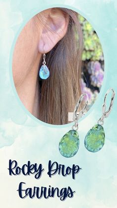 Rock Drop Earring Rock And Stone, Grace To You, Silver Jewels, I Love Jewelry, Drop Earring, Stone Rocks, Ancient Times, Artistic Jewelry