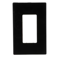 Upgrade your home with easy-to-install mid-size wall plates that appear to float freely on the surface of the wall, providing a clean, seamless look that will elevate the aesthetics of any space. Eaton 1-Gang Midsize Black Polycarbonate Indoor Screwless Decorator Wall Plate | PJS26BK-F-LW Black Switches On White Walls, Wall Plates, Upgrade Your Home, Electrical Wiring, Mid Size, Wall Plate, White Walls, Plates On Wall, The Wall