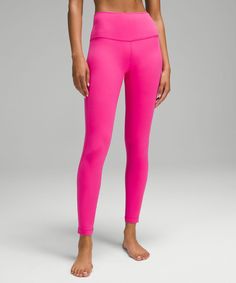 lululemon Align™ High-Rise Pant 28" | Women's Leggings/Tights | lululemon Pink Lululemon Leggings, Rosa Leggings, Lulu Leggings, Lululemon Outfits, Summer Stuff, Lululemon Align Leggings, Lululemon Pants, Lululemon Align, High Rise Pants