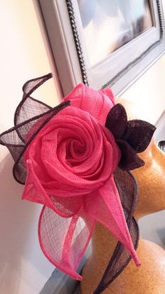 bandeau, serre tête, chapeau , bi-color, pink et prune Juliet Cap, Hats, Pink, Color