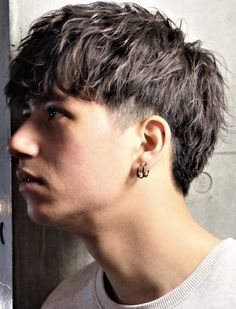 Long Male Haircuts Straight Hair, Taper Fade Curly Hair, Male Haircuts Curly, Men Hair Color, Spiked Hair