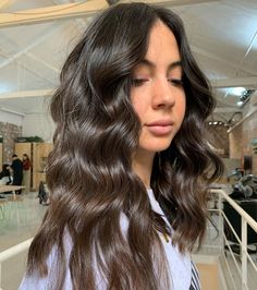 Mesmerizing deep mocha waves 😍 styled using the #ghdsoftcurltong ✨ by the incredible @zaraorr_edwardsandco #ghd #ghdhairpro #hairgoals #mochahair #brunettehair #deepbrownhair #glossyhair #hairinspiration #hairgoals #autumnhair Dark Brown Hair With Red Undertones, Deep Brown Hair, Mocha Hair, Red Brown Hair, Hair Things, All Hairstyles, Glossy Hair, Hair Color And Cut